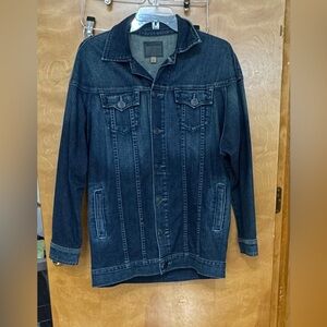 New True Religion Relaxed fit Long Jean Jacket XS